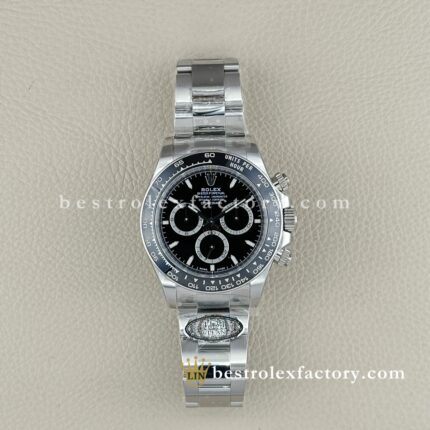 Clean Factory Rolex Daytona 126500LN-0002 Black Dial | Black Ceramic Bezel | 4131 Movement | Stealth Luxury