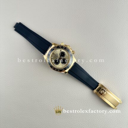 Clean Factory Rolex Daytona 126518LN-0012 Champagne Dial - Dandong 4131 Movement | Yellow Gold