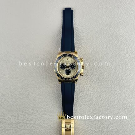 Clean Factory Rolex Daytona 126518LN-0012 Champagne Dial – Dandong 4131 Movement | Yellow Gold