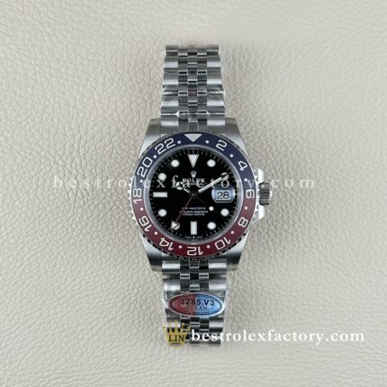 Clean Factory Rolex GMT Master II 126710BLRO | V3 Pepsi Bezel | 904L Steel