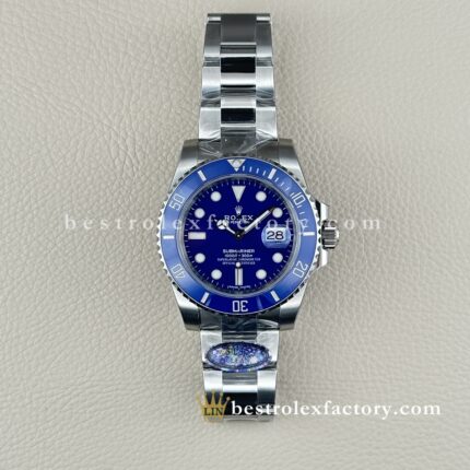 Clean Factory Rolex Submariner 116619LB | 40mm Smurf White Gold | Premium Replica Watch