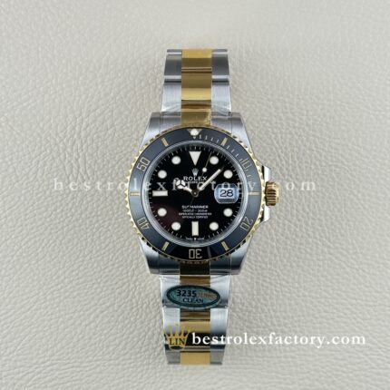 Clean Factory Rolex Submariner 126613LN | 41mm Two-Tone Black Dial | Best Replica Watch