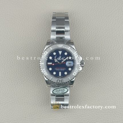 Clean Factory Yacht-Master M126622 | 40mm Platinum Bezel Blue Dial | Premium Replica Watch