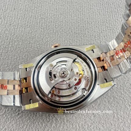 Rolex Datejust 126331-0004 Chocolate Dial – Clean Factory Super Clone Rose Gold Fluted Bezel Diamond Markers