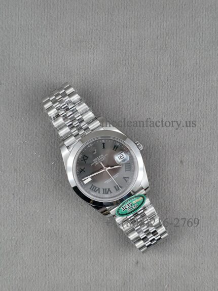 Clean Factory Rolex Datejust 126300 Wimbledon Dial Jubilee Bracelet Super Clone