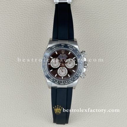 Clean Factory Rolex  Daytona 126519LN-0002 Black Dial Grey Subdials – Dandong 4131 | White Gold