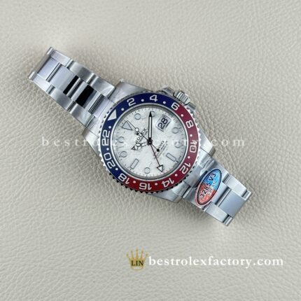 Clean Factory Rolex GMT Master II 126719BLRO | Meteorite Dial | White Gold Pepsi