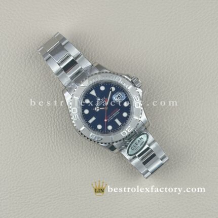 Clean Factory Yacht-Master M126622 | 40mm Platinum Bezel Blue Dial | Premium Replica Watch