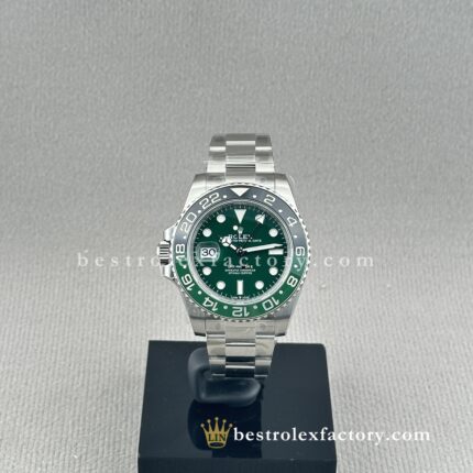 Clean Factory GMT-Master II 126729VTNR | White Gold Sprite | Green Dial