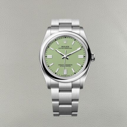 Clean Factory Rolex Oyster Perpetual 126000-0011 Pistachio 36mm – Super Clone Replica