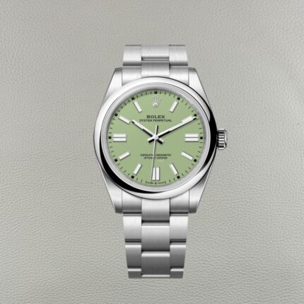 Clean Factory Rolex Oyster Perpetual 134300-0006 Pistachio Dial 41mm – Super Clone Replica