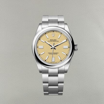 Clean Factory Rolex Oyster Perpetual 134300-0007 Beige Dial 41mm – Super Clone Replica