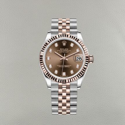 Rolex Lady Datejust 278271-0028 Chocolate Dial | Everose Moissanite Super Clone
