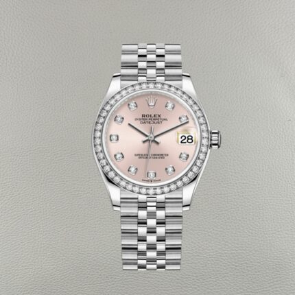 Rolex Lady Datejust 278384RBR-0036 Pink Dial – Steel Moissanite Super Clone Watch