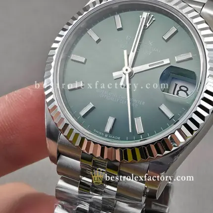 Clean Factory Rolex Datejust 31 Ref. 278274-0018 | Green Dial | 18K WG Wrapped Bezel | DD2236