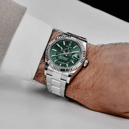 Rolex Sky-Dweller 42 Ref. 336934-0001 Green Dial Fluted Oyster ZF | DD9002