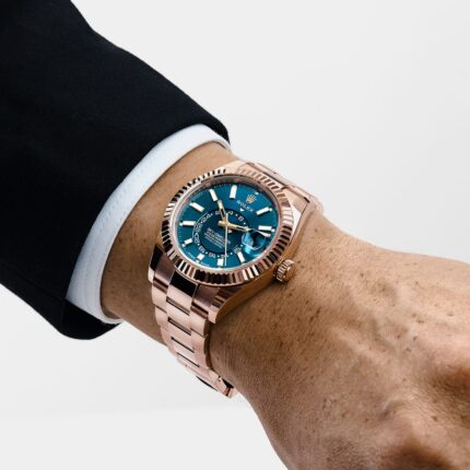 Rolex Sky-Dweller 42 Ref. 336935-0001 Rose Gold Fluted Blue Dial Oyster ZF | DD9002