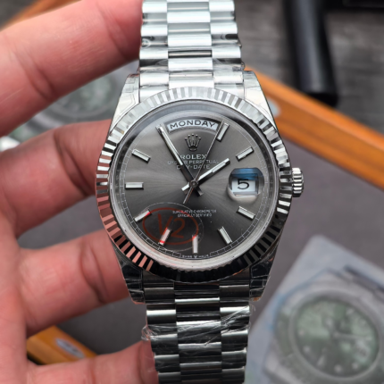 VS Factory Rolex Day-Date 40 Ref. 228239-0060 White Gold Slate Dial – Dandong 3255