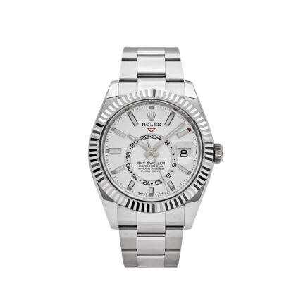 Rolex Sky-Dweller 42 Ref. 336934-0003 White Dial Fluted Oyster ZF | DD9002