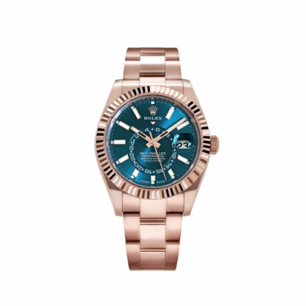 Rolex Sky-Dweller 42 Ref. 336935-0001 Rose Gold Fluted Blue Dial Oyster ZF | DD9002