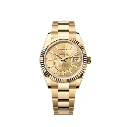 Rolex Sky-Dweller 42 Ref. 336938 Yellow Gold Champagne Dial Oyster ZF | DD9002
